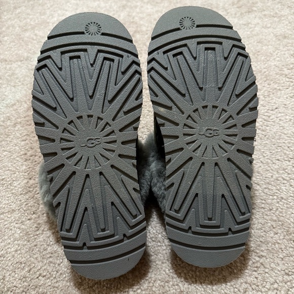 NWOT Ugg Disquette Felted Women Slippers Suede Forest Night - Picture 7 of 7